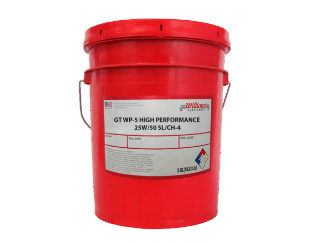 WILLIAMS GT WP-5 HIGH PERFORMANCE 25W/50 CH-4/SL