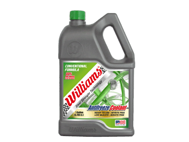 WILLIAMS AUTOMOTIVE COOLANT ANTIFREEZE 33%