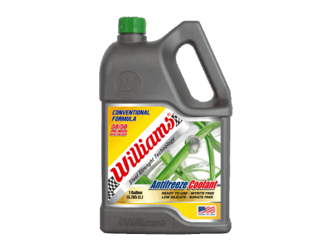 WILLIAMS AUTOMOTIVE COOLANT ANTIFREEZE 50/50