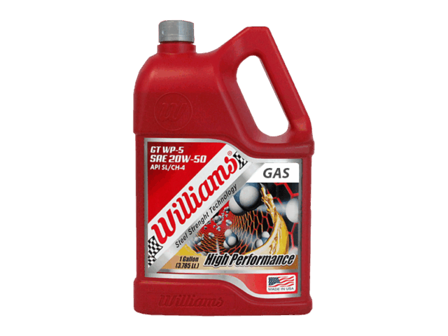 WILLIAMS GT WP-5 HIGH PERFORMANCE GAS 20W/50