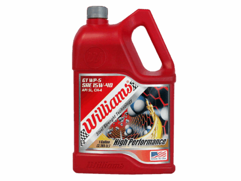 WILLIAMS GT WP-5 HIGH PERFORMANCE 15W/40 SL/CH-4