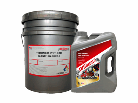 WILLIAMS TRITON 800 SYNTHETIC BLEND 15W/40 CK-4