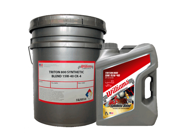 WILLIAMS TRITON 800 SYNTHETIC BLEND 15W/40 CK-4