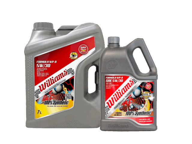 WILLIAMS FORMULA WP-8 FULL SYNTHETIC 5W/30 SN/CF DPF